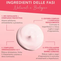 Optima Naturals 4-Glow Organic Beauty Trattamento Viso 4 in 1 per Pelle Luminosa50 ml