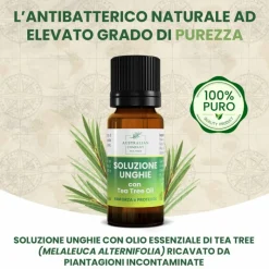 Optima Naturals Soluzione Unghie Rinforzante al Tea Tree Oil 10 ml