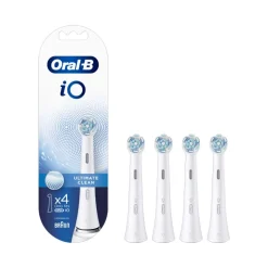Oral-B iO Ultimate Clean White Testine di Ricambio 4 Pezzi