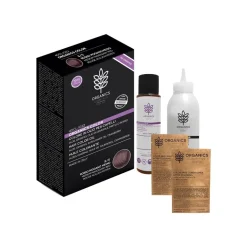 Organics Pharm Organics Color 5/5 Rosso Mogano Medio per Colorazione Capelli e Copertura Bianchi Kit Completo