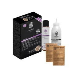 Organics Pharm Organics Color 8/0 Biondo Chiaro per Capelli Biondi Naturali e Luminosi Kit Completo