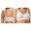 Orione 9650 Reggiseno Post Operatorio con Zip Frontale Bianco XL