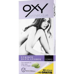 Oxy Strisce Depilatorie Corpo per Depilazione Duratura 30 Strisce