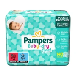 Pampers Baby Fresh Formula Esclusiva Salviette Neonati 140 Pezzi