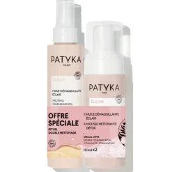 Patyka Duo Clean Doppia Detersione Olio Detergente 150 ml + Mousse 150 ml