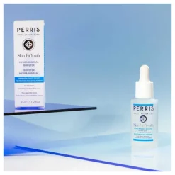 Perris Skin Fit Young Hydra Mineral Booster Gel Siero Idratante per Idratazione e Pelle Sensibile 30ml