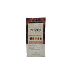 PhytoColor Tinta Capelli Color Kit 7,43 Biondo Ramato 1 Confezione
