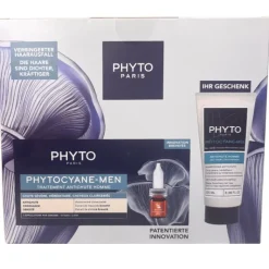 Phyto Set Phytocyane Men Anticaduta 12 Fiale 5ml + Shampoo Anticaduta 100ml
