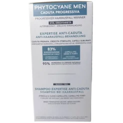 Phyto Set Phytocyane Men Anticaduta 12 Fiale 5ml + Shampoo Anticaduta 100ml