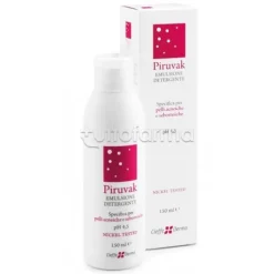 Piruvak Emulsione Detergente per Pelle Grassa e Acneica 150ml