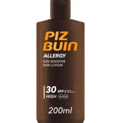 Piz Buin Allergy Latte Solare Pelle Sensibile SPF30 Lozione 200ml