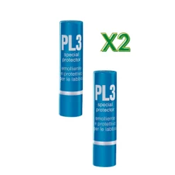 PL3 Stick Labbra Burrocacao di Kelemata 4ml - 2 Confezioni