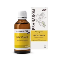 Pranarom Olio Vegetale Macadamia Biologico Nutriente Pelli Mature 50 ml