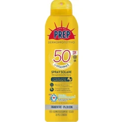 Prep Spray Solare SPF50+ Viso e Corpo Resistente all'Acqua 150ml