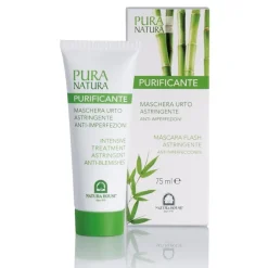 Puranatura Maschera Urto Argilla Verde Purificante Pelle Grassa 75 ml