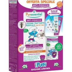 Puressentiel Antipidocchi Kit Trattamento e Prevenzione Pidocchi Lozione 100ml + Spray 75ml