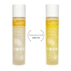 Purobio Cosmetics Struccante Bifasico Delicato per Rimozione Trucco Viso 120ml