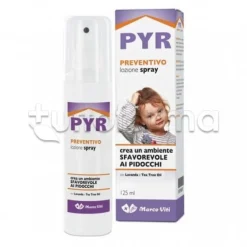 Pyr Lozione Spray Nuova Formula Preventivo contro Pidocchi 125ml