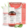 Q-Acne Kit Detergente e Emulsione Anti-Acne Pelle Grassa
