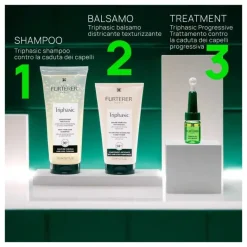 Rene Furterer Triphasic Shampoo Anticaduta per Capelli Deboli 200ml