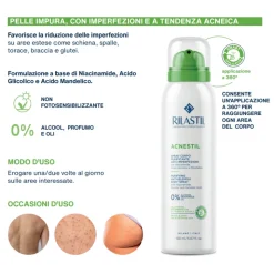 Rilastil Acnestil Spray Corpo Purificante Anti Imperfezioni 150 ml