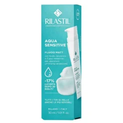 Rilastil Aqua Sensitive Crema Gel Matificante Viso Leggera 30ml