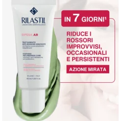 Rilastil Difesa AR Trattamento Anti Rossore Idratante Pelle Sensibile con Couperose 40ml