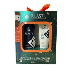Rilastil Man Kit Rasatura con Schiuma da Barba 200ml e Gel Crema Dopo Barba 75ml