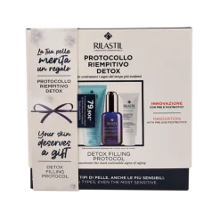 Rilastil Multirepair Cofanetto Natale Viso Detergente Siero e Crema Kit da 3 Pezzi
