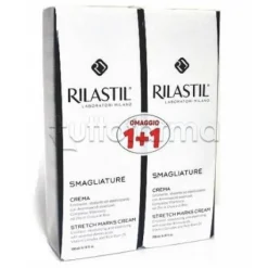 Rilastil Smagliature Crema Corpo Nutriente Elasticizzante Bipacco 200ml + 200ml in Omaggio