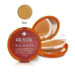 Rilastil Sun System Fondotinta Correttore del Colore Protezione Solare SPF 50+ Dorato 10g