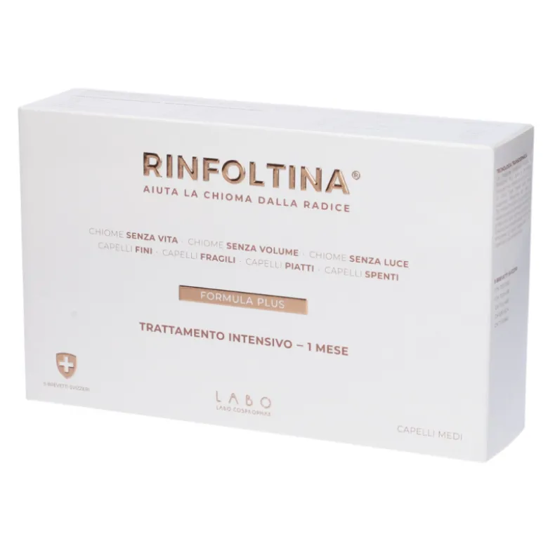 Rinfoltina Plus Trattamento Intensivo Capelli Medi 20 Fiale
