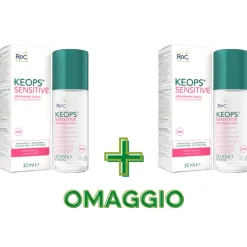 Roc Keops Sensitive Deodorante Roll-On 48h Pelle Sensibile 30ml + CONFEZIONE OMAGGIO