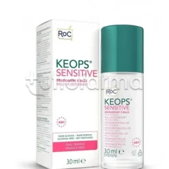 RoC Keops Sensitive Deodorante Roll-On 48h Pelle Sensibile 30ml