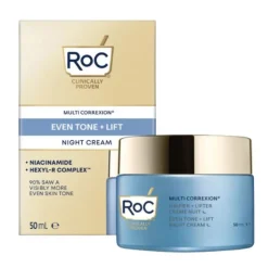 Roc Multicorrexion Even Tone + Lift Night Crema Viso Notte Idratante 50ml
