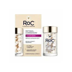 RoC Retinol Correxion Siero Notte Anti Età per Pelle Matura 30 Capsule