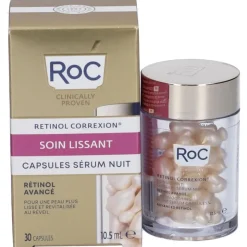 RoC Retinol Correxion Siero Notte Anti Età per Pelle Matura 30 Capsule