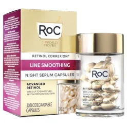 RoC Retinol Correxion Siero Notte Anti Età per Pelle Matura 30 Capsule
