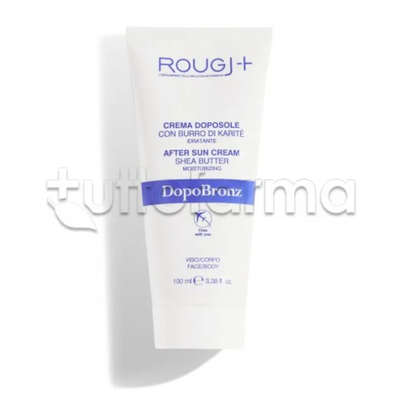 Rougj DopoBronz Crema Doposole con Burro di Karité Flacone 100ml