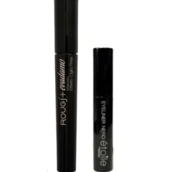 Rougj Kit 2 Sguardo Intenso Mascara Effetto Ciglia Finte + Eyeliner Colore Nero