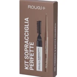 Rougj Kit Sopracciglia Perfette Matita Colore 01 Light + Gel Fissante Trasparente