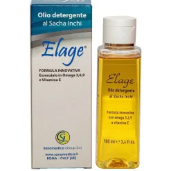 Sanamedica Elage Olio Detergente Corpo e Capelli 100 ml