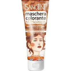 Sanotint Maschera Colorante all'Albicocca per Riflessi Caldi Capelli Biondi 125ml