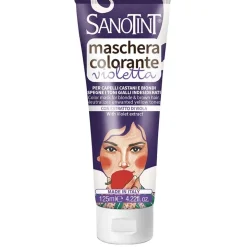 Sanotint Maschera Colorante Violetta per Capelli Biondi e Castani 125ml
