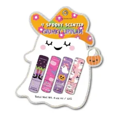 Simple Pleasure Set Balsamo Labbra Fantasma per Idratazione e Protezione Labbra 4x3g