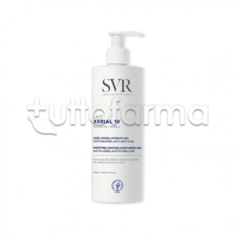 SVR Xerial 10 Latte Idratante per Pelle Sensibile Secca e Ruvida 400ml