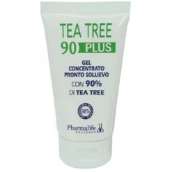Tea Tree 90 Plus Gel Concentrato Pronto Sollievo per Irritazioni e Imperfezioni Tubetto da 75ml