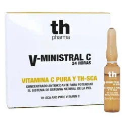 Th Pharma Vitalia Ministral C Vitamina C Pura + Th Sca trattamento antiossidante viso e collo 5 fiale da 2ml