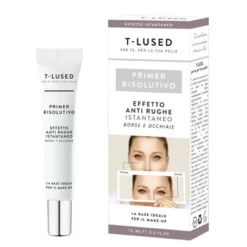 T-Lused Crema Primer Risolutivo Effetto Anti Rughe Istantaneo per Borse e Occhiaie 15 ml