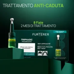 Triphasic Progressive Gentech Trattamento Anticaduta 8 Fiale da 5,5 ml